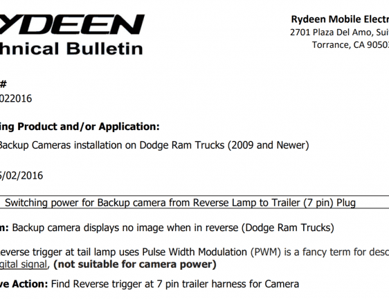 Tech Bulletin