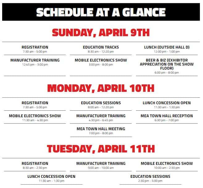 2017 Knowledge Fest Schedule